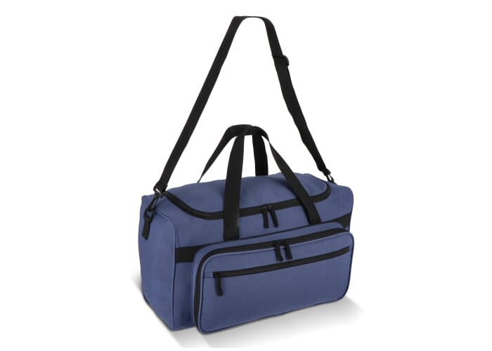 Sac de sport à personnaliser avec poche frontale Bleu foncé